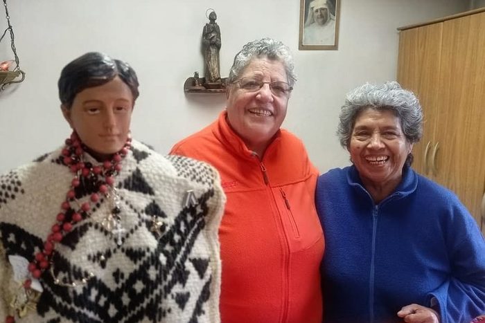 Hermanas Timotea Farfán e Isabel Ocampo